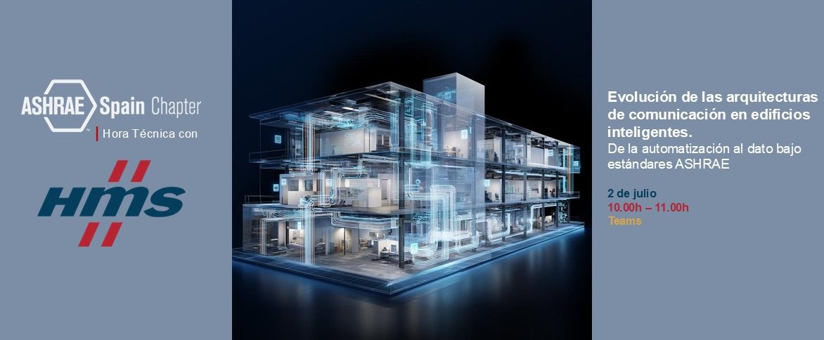 ASHRAE Spain Chapter | Hora Técnica con HMS Networks. Evolución de las arquitecturas de comunicación en edificios inteligentes