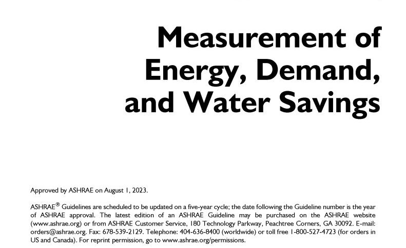ASHRAE Guideline 14-2023