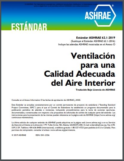 Directriz ASHRAE 62.1 – 2019