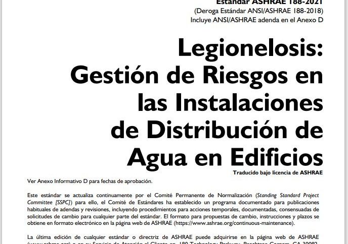Estándar ASHRAE 188 – 2021