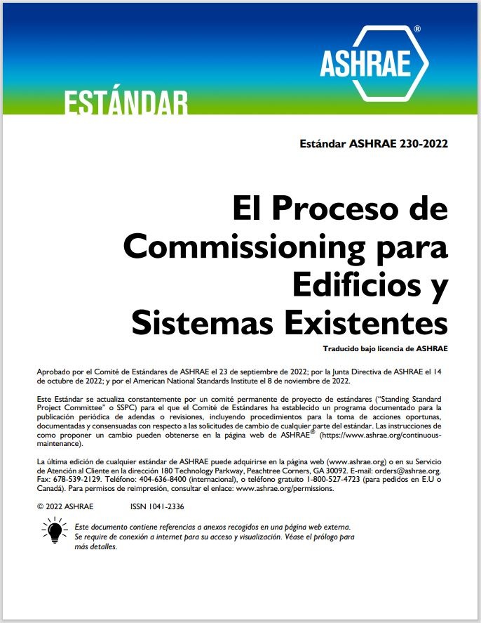 Estándar ASHRAE 230 – 2022