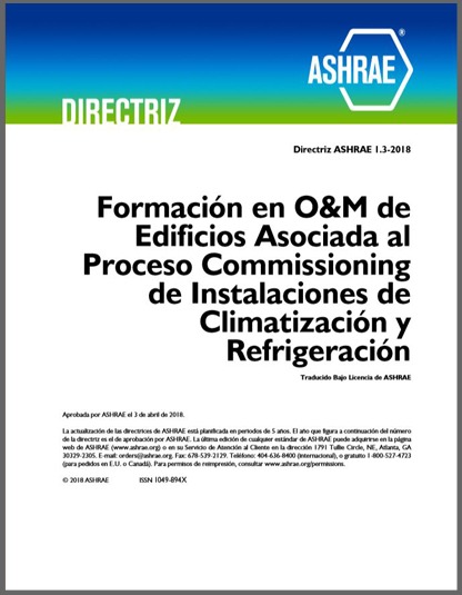 Directriz ASHRAE 1.3 – 2018